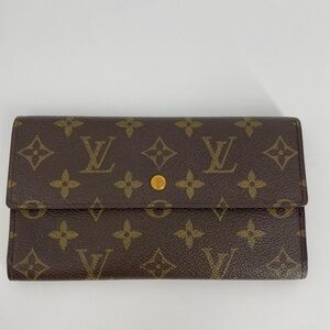 Authentic Vintage LV Monogram International Long Wallet